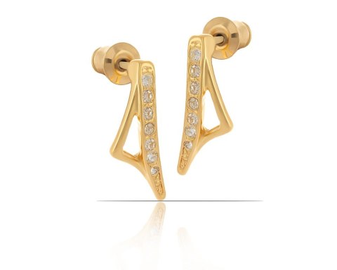 Kolczyki zakrzywione trójkąty z kolekcji Classic (P14748AU) Kolczyki zakrzywione trójkąty z kolekcji Classic (P14748AU)