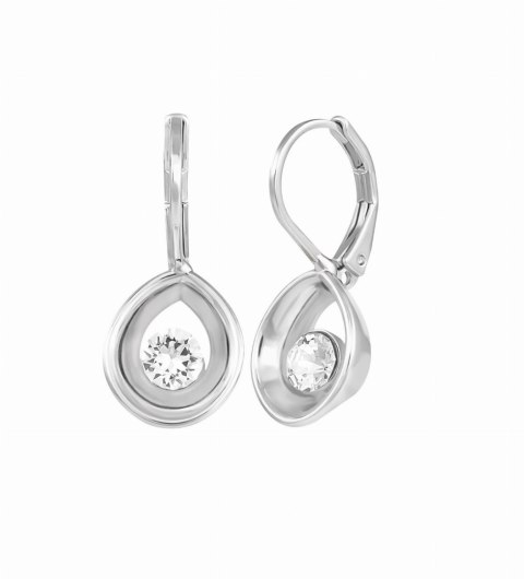 Kolczyki dzwonki z kryształkiem (P14772AG) Kolczyki dzwonki z kryształkiem (P14772AG)
