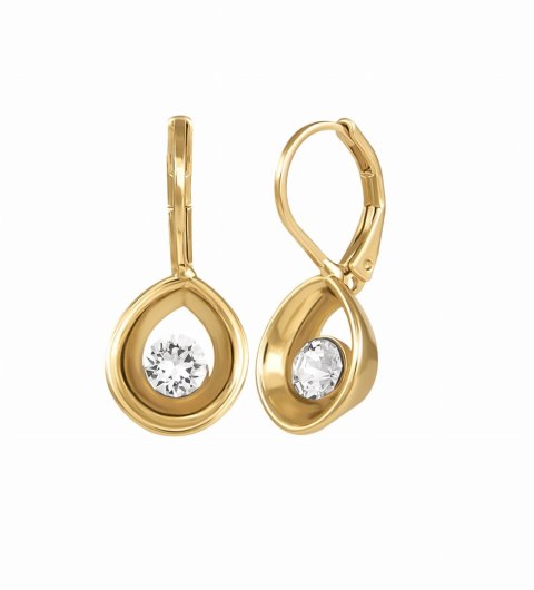 Kolczyki dzwonki z kryształkiem z kolekcji Classic (P14772AU) Kolczyki dzwonki z kryształkiem z kolekcji Classic (P14772AU)