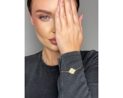 Bransoletka z koniczynką z kolekcji Merymejkap (B24/MER/06AU) Bransoletka z koniczynką z kolekcji Merymejkap (B24/MER/06AU)