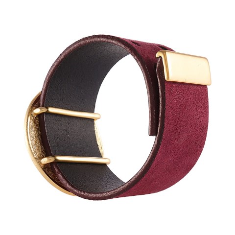 Bransoleta skórzana z Kalą (LV/15/TGU/66AU)