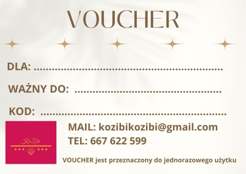 Voucher upominkowy na zakupy 300 zł Voucher upominkowy na zakupy 300 zł